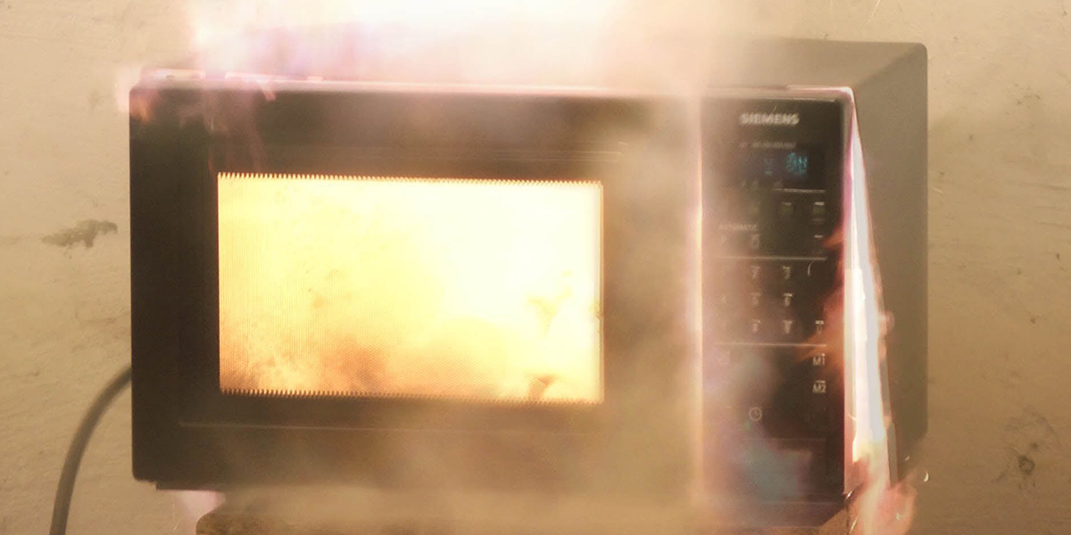 An exploding microwave can't be good for your home wifi.